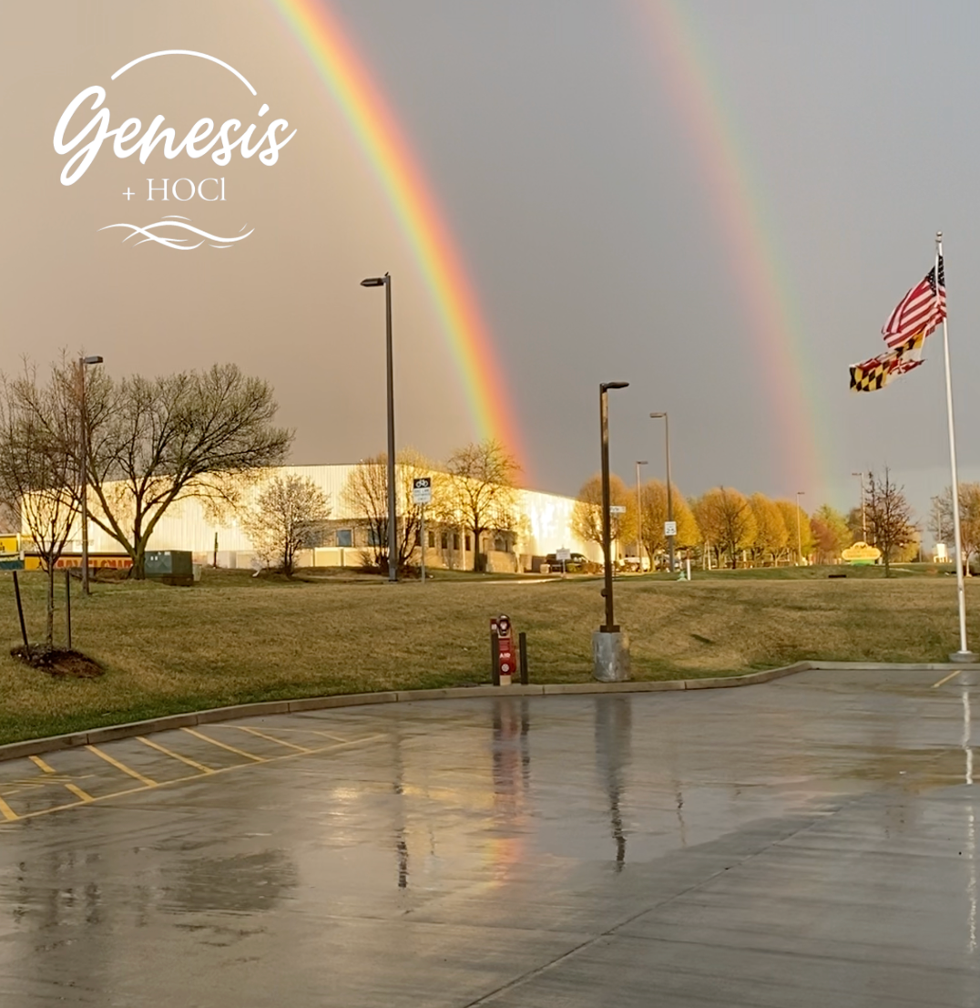 Double-Rainbow-Over-Genesis-HOCl-Warehouse-with-Our-Logo
