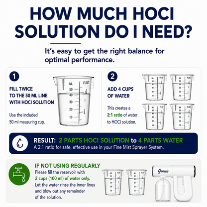Genesis+HOCl Rechargeable Fine Mist HOCl Sprayer